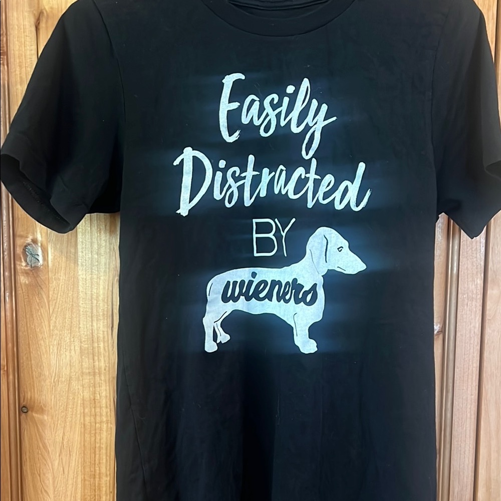 Black and White Dog Clothing Dachshund Design SZ med